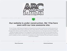 Tablet Screenshot of abcrestaurant.com